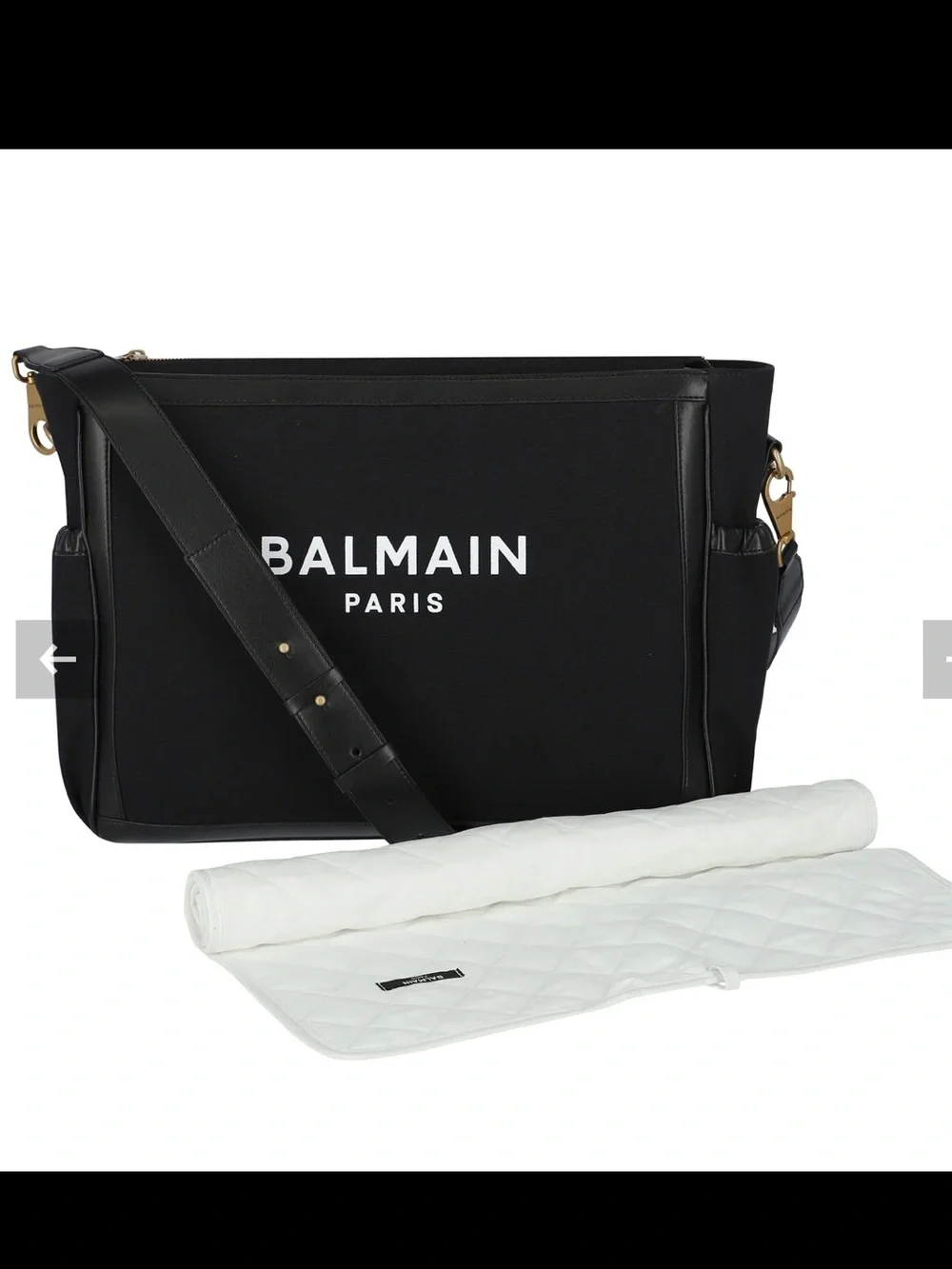 Balmain diaper bag